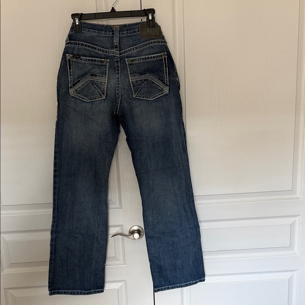 Ariat Men's Dark Blue Bootcut Jeans - Picture 3 of 4